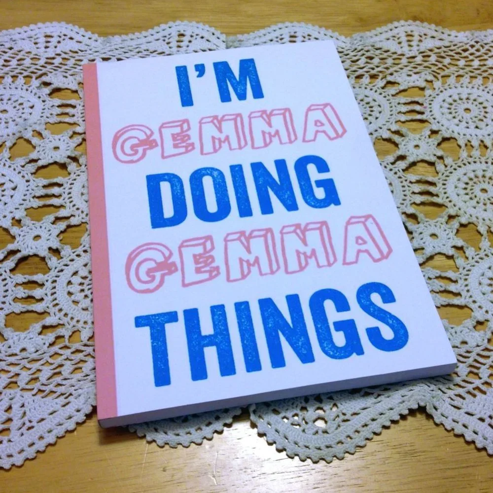 Personalized Lined Journal for someone named Gemma